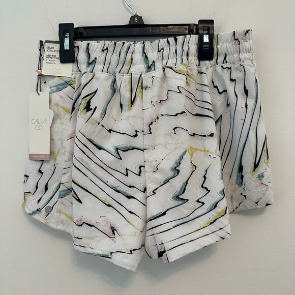 CALIA Women's Mid Rise Infinity Run Short, XS, Dance Multi - Picture 3 of 4